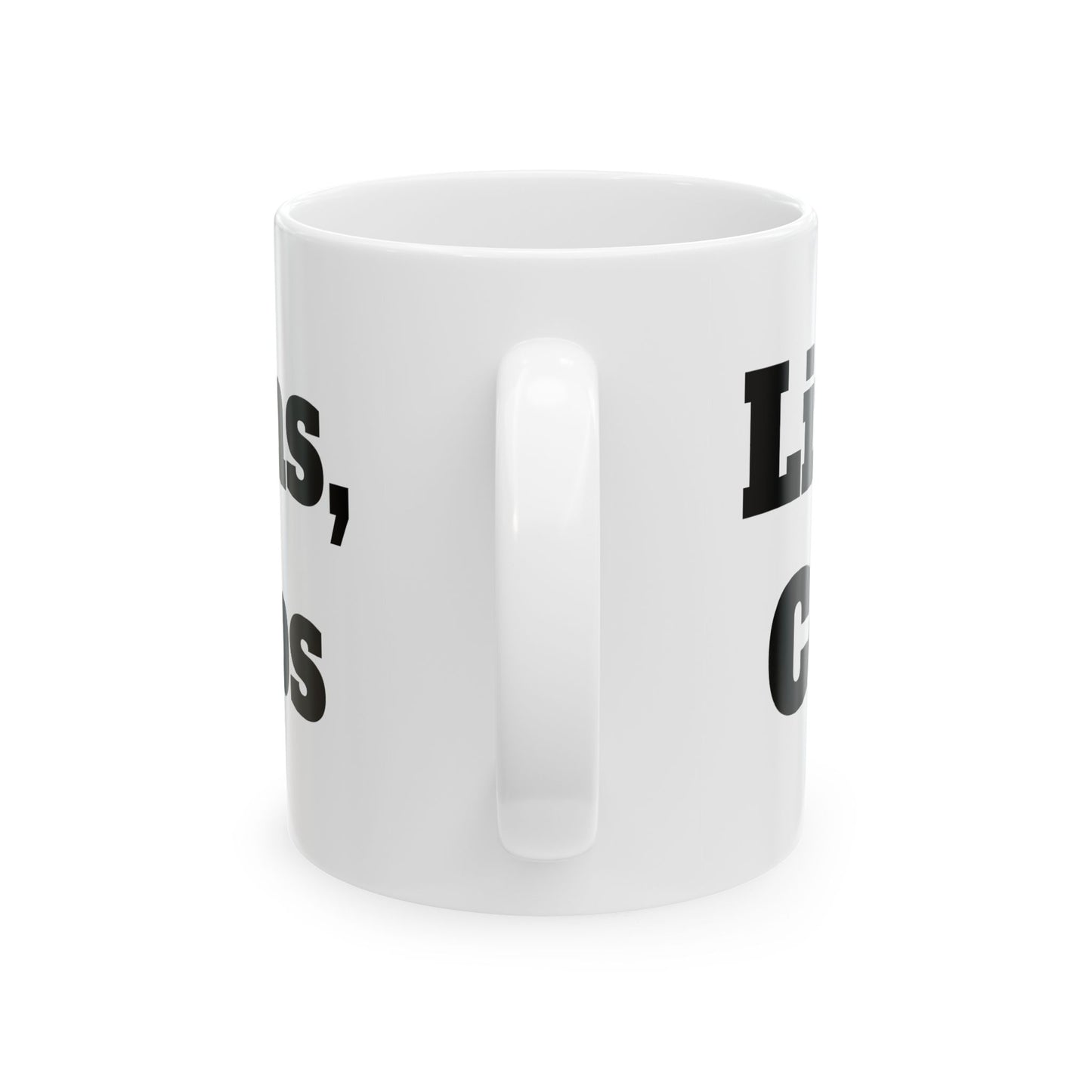 Life Happens, Coffee Helps Ceramic Mug, (11oz, 15oz)