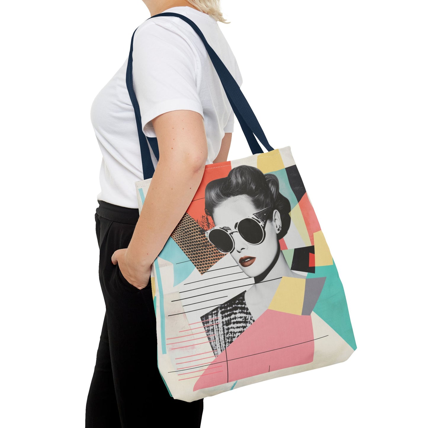 Mixed Media Tote Bag