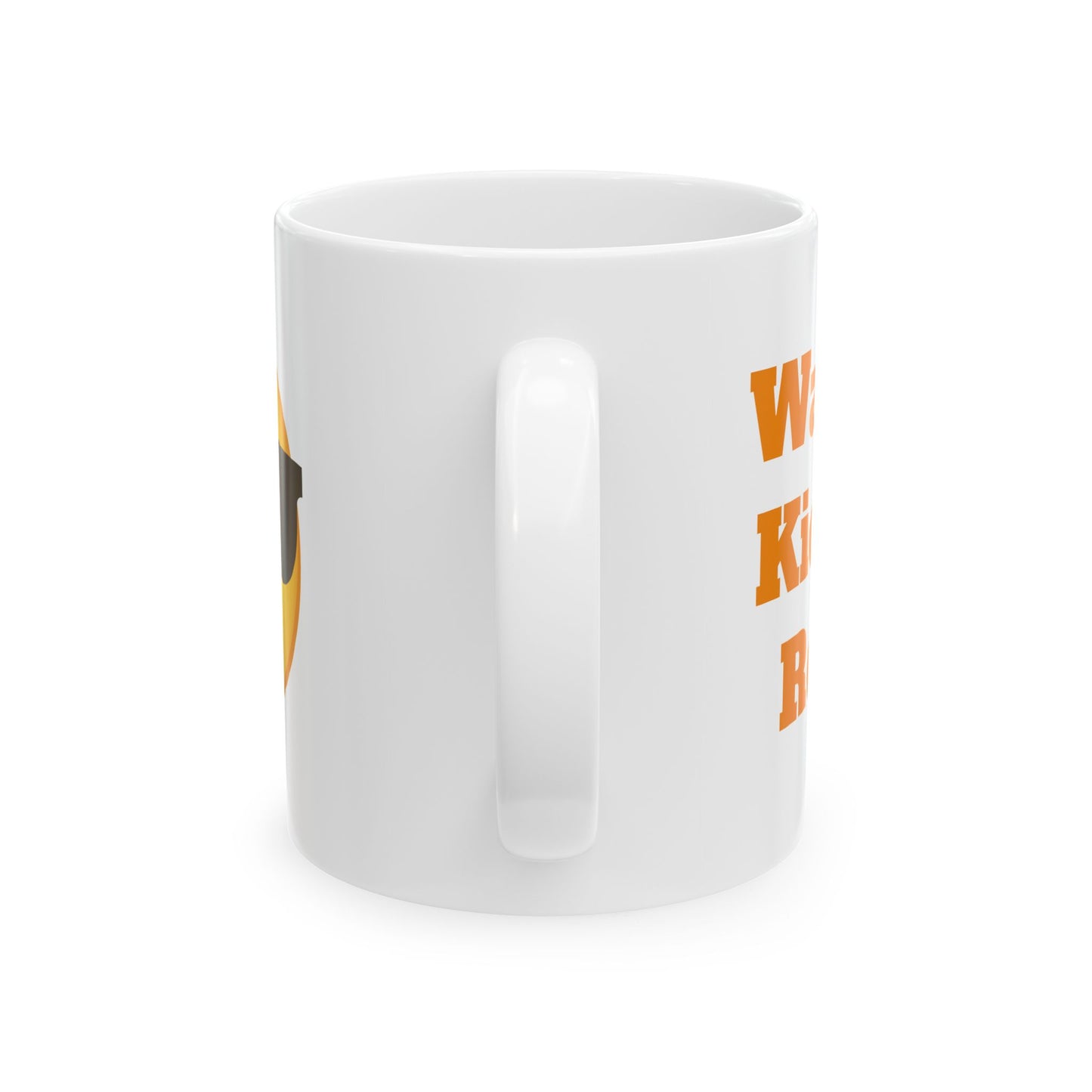 Wake Up. Kick Ass. Repeat. Ceramic Mug, (11oz, 15oz)